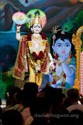 Spiritual Seekers Taking Blessings From Lord Shree Krishna